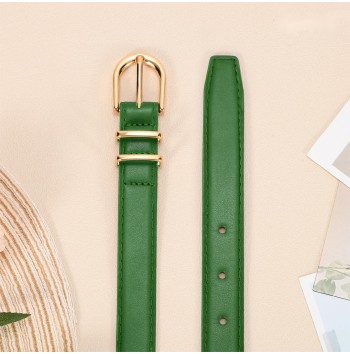 Women's Jeans Green Belt