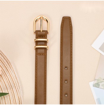 Women Fashion Women Dress Thin Belt