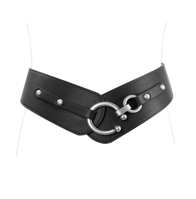 Women's Fashion Vintage Wide Elastic Belt