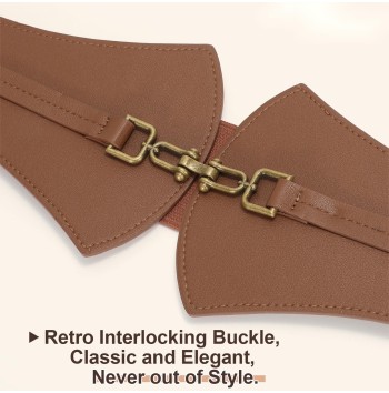 Women's Fashion Elastic Vintage Belt