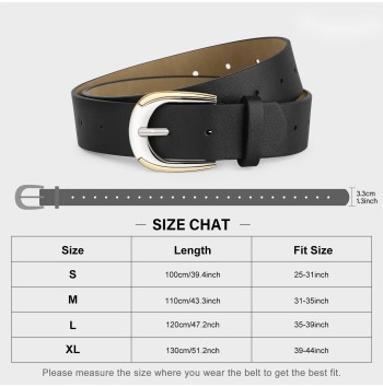 Women's Faux Leather Belt