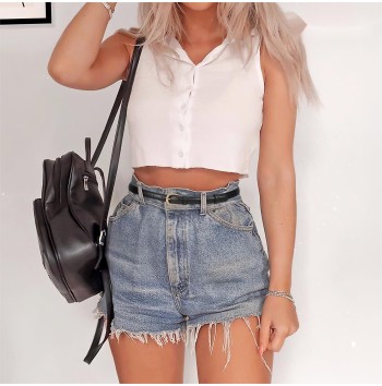 Women's black thin belt