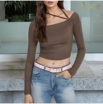 Women's jeans thin belt