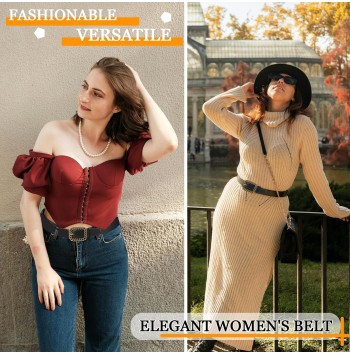 Women's Fashion Soft Leather Belt