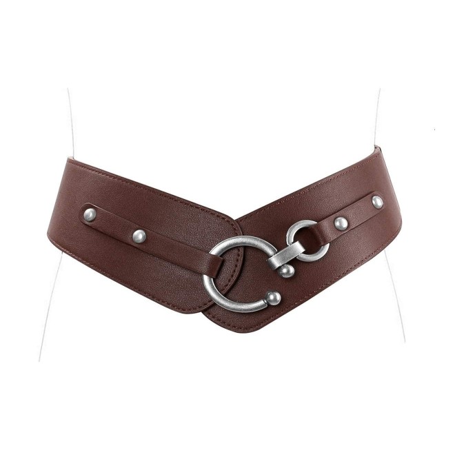 Women's Fashion Vintage Wide Elastic Belt