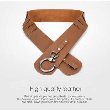 Women's Fashion Vintage Wide Elastic Belt
