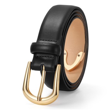 Women's casual black belt