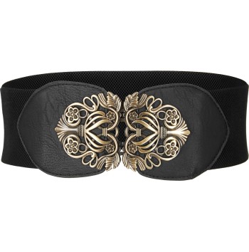 Elastic vintage buckle belt