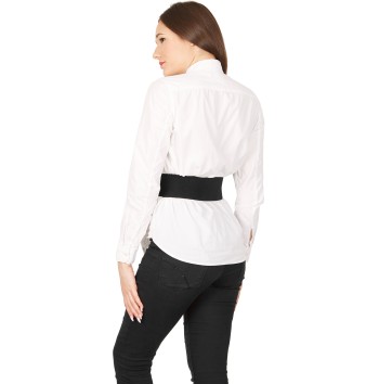Elastic vintage buckle belt