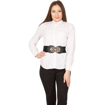 Elastic vintage buckle belt