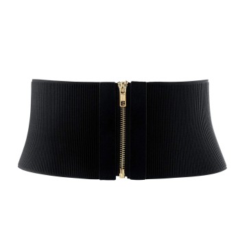 Women's wide elastic belt