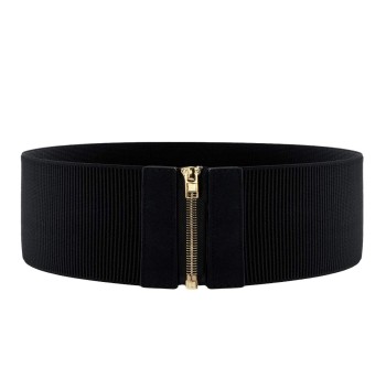 Women's wide elastic belt
