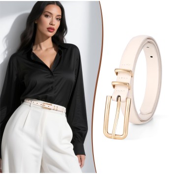 Women's PU leather belt